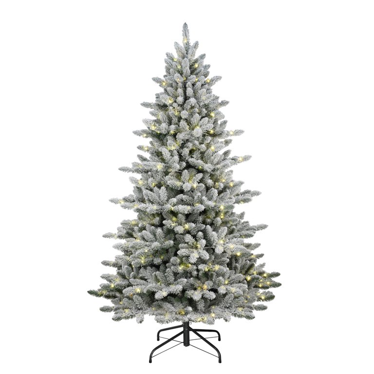 Prelit Artificial Christmas Tree with Remote Control Pencil RGB