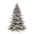 thumbnail image 1 of Pre-Lit 7.5' Royal Majestic Spruce Artificial Christmas Tree with 700 Lights with Silver Crown Treetop, Green, 1 of 3