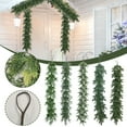 thumbnail image 1 of Pre-Lit Christmas Garland Artificial Five Forked Tail Decoration 47.43Inch Realistic Garland for Holiday Christmas And Winter Season Holiday Floral Garland, 1 of 6