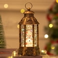 thumbnail image 1 of Pre-Lit Christmas Lantern Decor – Battery-Operated Fillable Water Base Night Light for Indoor Home Decor, 1 of 6