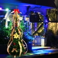 thumbnail image 1 of Pre-Lit Christmas Tree Pop Up, 6FT Fully Decorated Xmas Tree with Lights, Artificial Lighted Xmas Trees with Rich Ornaments, Balls, Ribbons, Colorful Lights, for Home Holiday Decor DIY Quick Assembly, 1 of 13