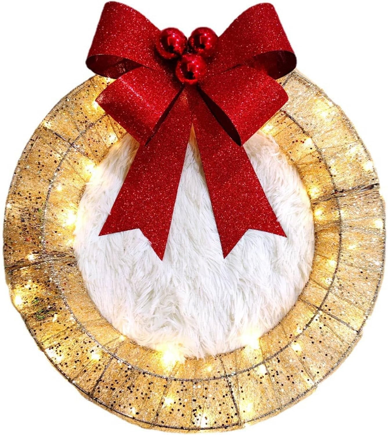 PreLit Outdoor Christmas Wreath Decoration,Christmas Decorations