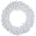 thumbnail image 1 of Pre-Lit White Pine Battery Operated Christmas Wreath - 36" - Multicolor LED Lights, 1 of 7