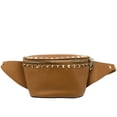 thumbnail image 1 of Pre-Owned VALENTINO Spike Leather Belt Bag Camel, 1 of 1