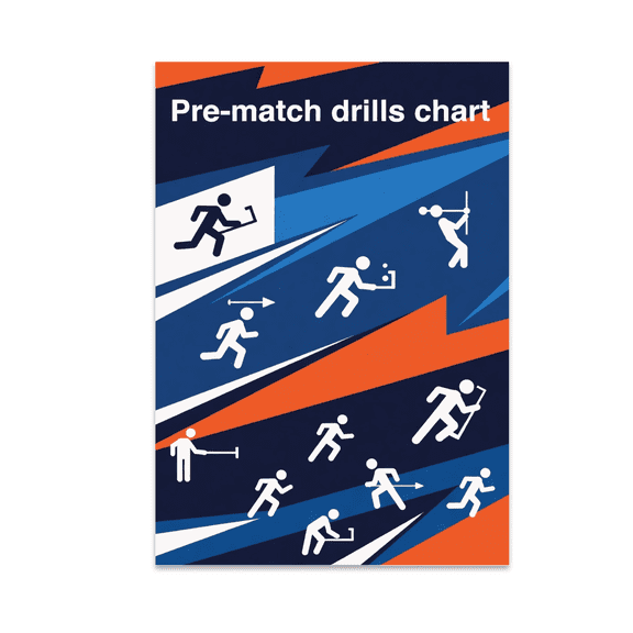 Pre-Match Drills Chart - Esports Gamer Decor - 13x19 Poster Print