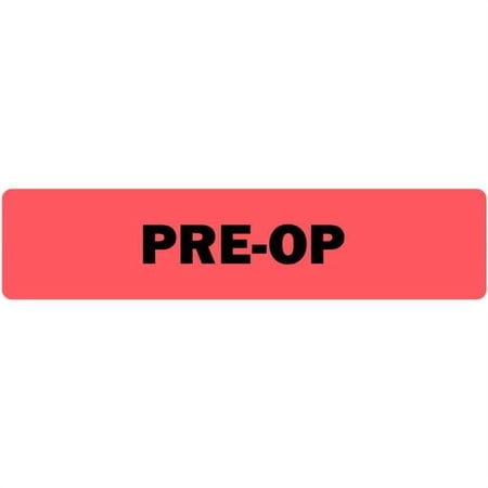 Pre-Op Medical Labels