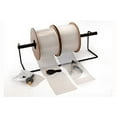 thumbnail image 1 of Pre-Opened Poly Bags, White Front / Clear Back on Roll, 2 Mil, 9W X 12.5L inches - Roll of 1000 Bags, 1 of 2