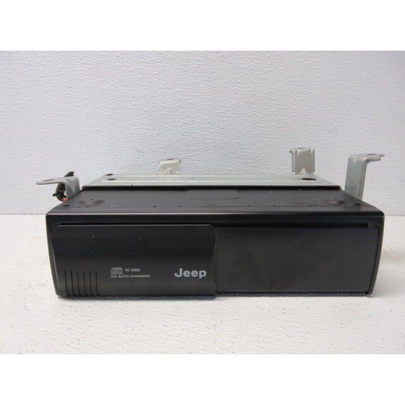 Pre-Owned 04 2004 Jeep Grand Cherokee 10 Disc CD Changer OEM LKQ - Verify Specific Vehicle Fitment In Description - (Good)