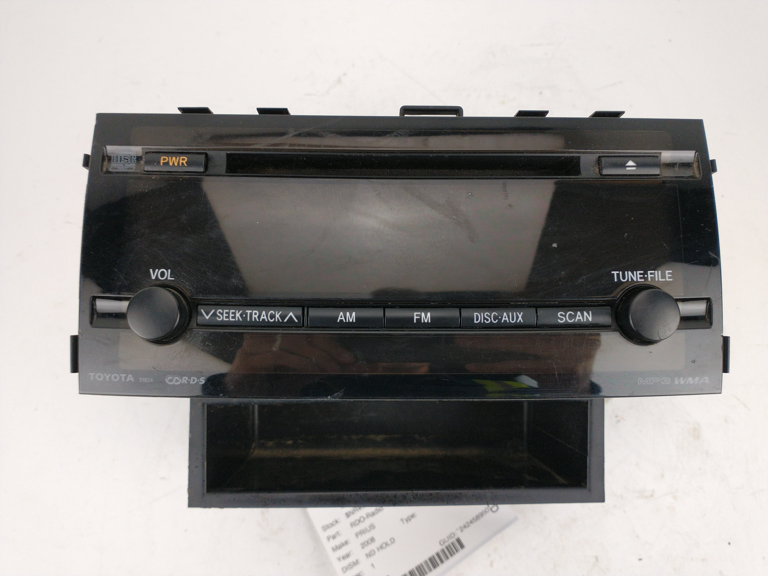Pre-Owned 06 07 08 09 Toyota Prius AM FM CD Radio Receiver OEM - Verify Specific Vehicle Fitment In Description - (Good)