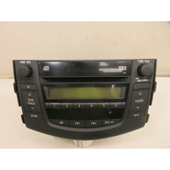 Pre-Owned 06 07 08 Toyota Rav4 AM FM CD MP3 Audio Radio Player Receiver OEM LKQ - Verify Specific Vehicle Fitment In Description - (Good)