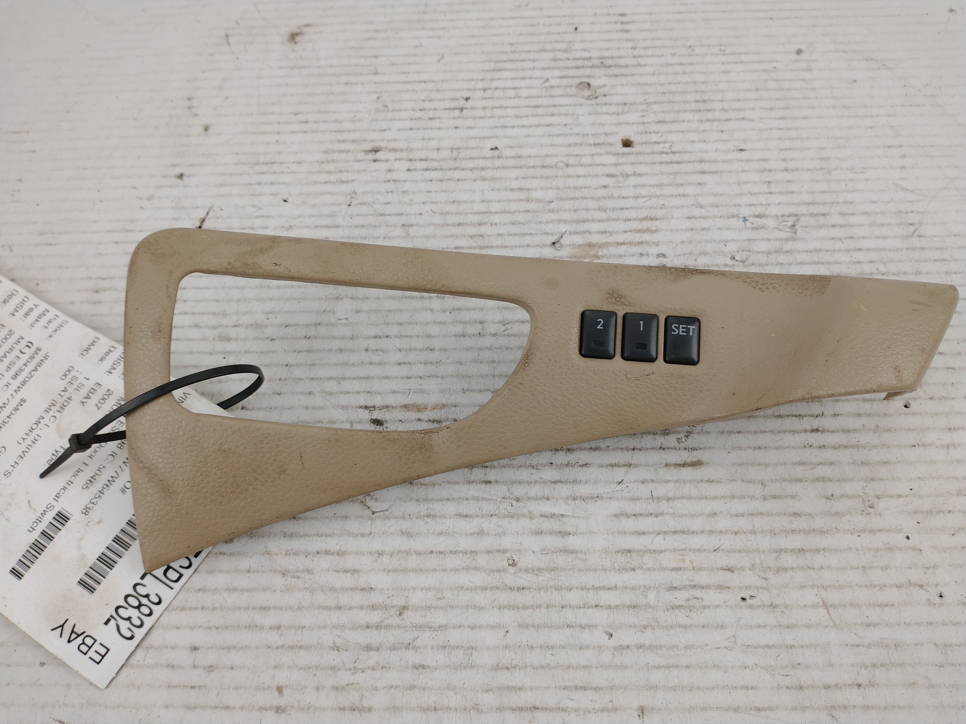 Pre-Owned 06 07 Nissan Murano LH Left Driver Side Seat Memory Switch OEM (Good)