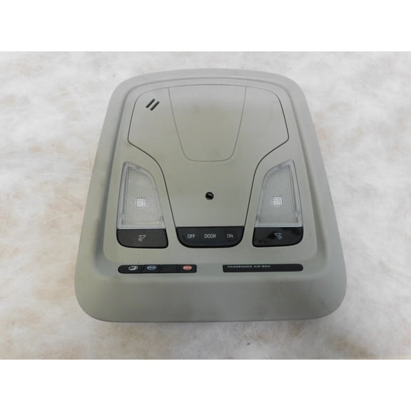 Pre-Owned 06-16 Chevrolet Impala Overhead Roof Mounted Console OEM LKQ - Verify Specific Vehicle Fitment In Description - (Good)