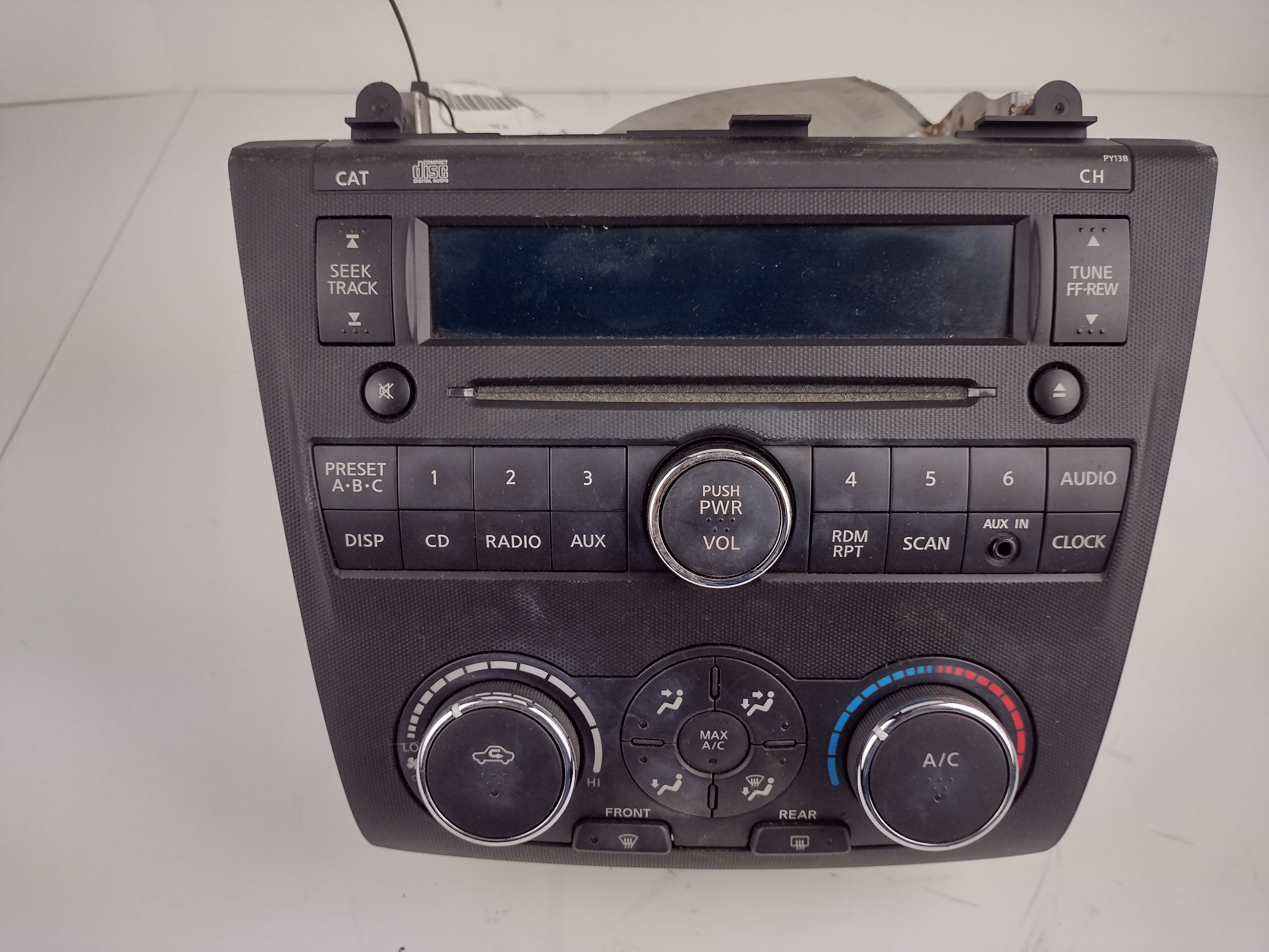 Pre-Owned 07 08 09 Nissan Altima AM FM CD Radio Receiver Temperature Controls OEM - Verify Specific Vehicle Fitment In Description - (Good)