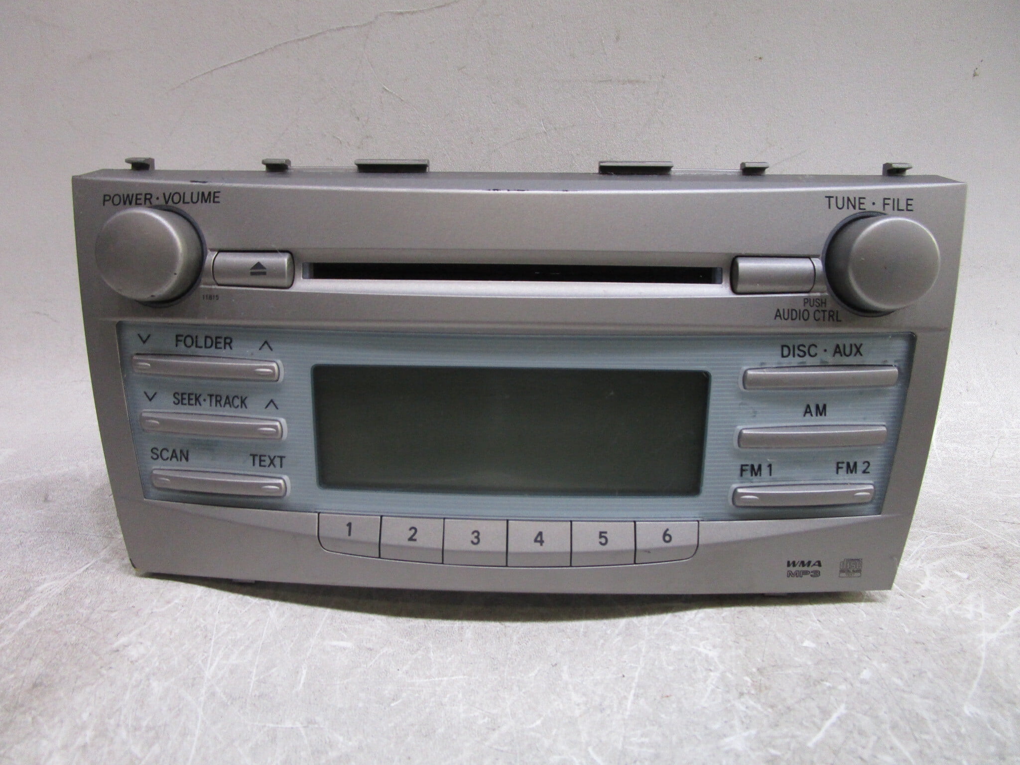 Pre-Owned 07 08 09 Toyota Camry 11815 AM FM CD Radio Receiver 86120-06180 OEM LKQ (Good)