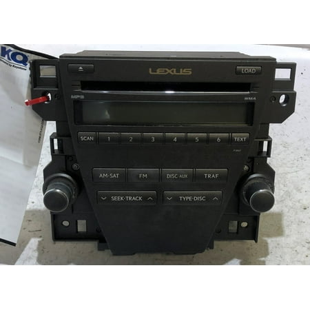 Pre-Owned 07-09 Lexus ES350 AM FM CD Player Radio Receiver Face ID P1807 OEM LKQ (Good)