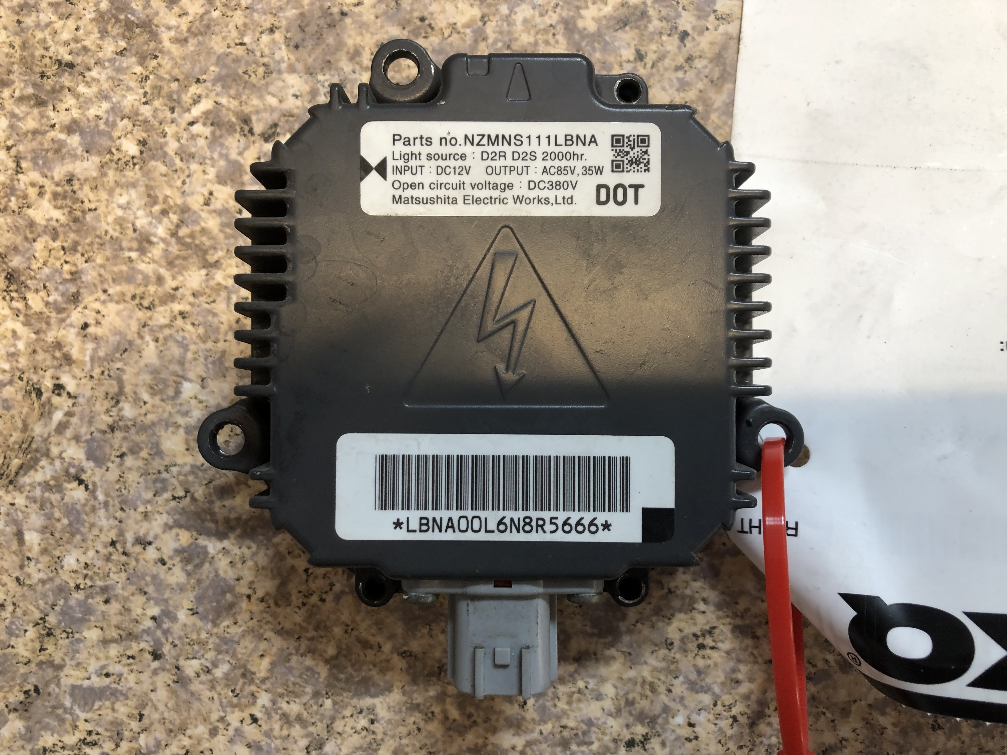 Pre-Owned 07 Nissan Murano LH Driver Head Light Ballast OEM LKQ (Good)