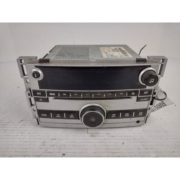 Pre-Owned 09 10 11 12 Chevrolet Malibu AM FM CD MP3 Radio Receiver OEM - Verify Specific Vehicle Fitment In Description - (Good)
