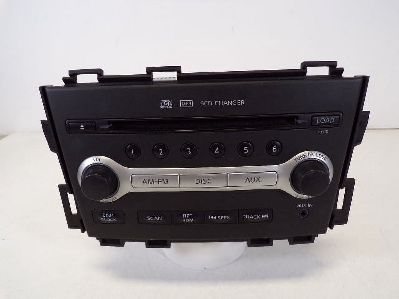 Pre-Owned 09-10 Nissan Murano 6 Disc CD Player Radio CY25D OEM LKQ - Verify Specific Vehicle Fitment In Description - (Good)