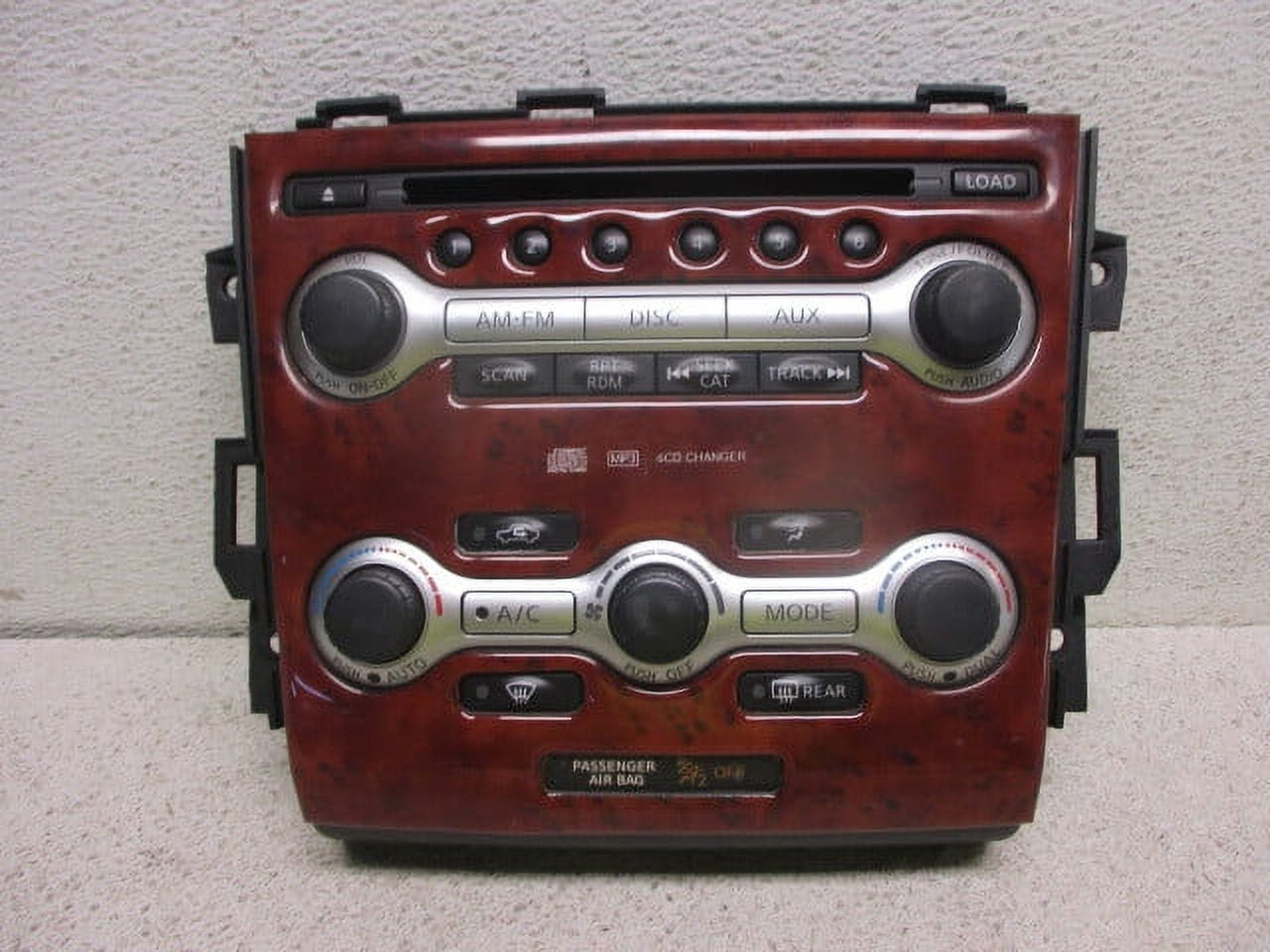 Pre-Owned 09 2009 Nissan Murano Radio Control Panel OEM LKQ - Verify Specific Vehicle Fitment In Description - (Good)