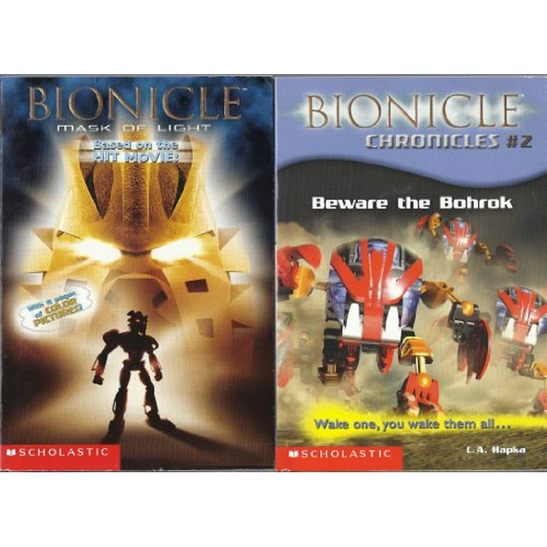Pre Owned 1 Bionicle Mask Of Light and 2 Bionicle Chronicles 2