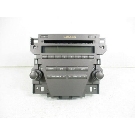 Pre-Owned 10 11 12 Lexus ES350 6 CD Changer Satellite Radio Receiver Face ID P1869 OEM LKQ (Good)