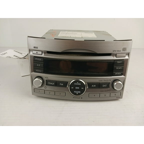 Pre-Owned 10 11 12 Subaru Legacy AM FM CD Radio Receiver OEM - Verify Specific Vehicle Fitment In Description - (Good)
