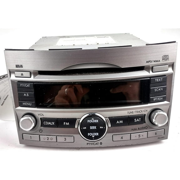 Pre-Owned 10 11 12 Subaru Legacy AM FM CD Radio Receiver OEM - Verify Specific Vehicle Fitment In Description - (Good)