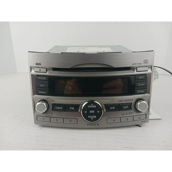 Pre-Owned 10 11 12 Subaru Legacy AM FM CD Radio Receiver OEM - Verify Specific Vehicle Fitment In Description - (Good)