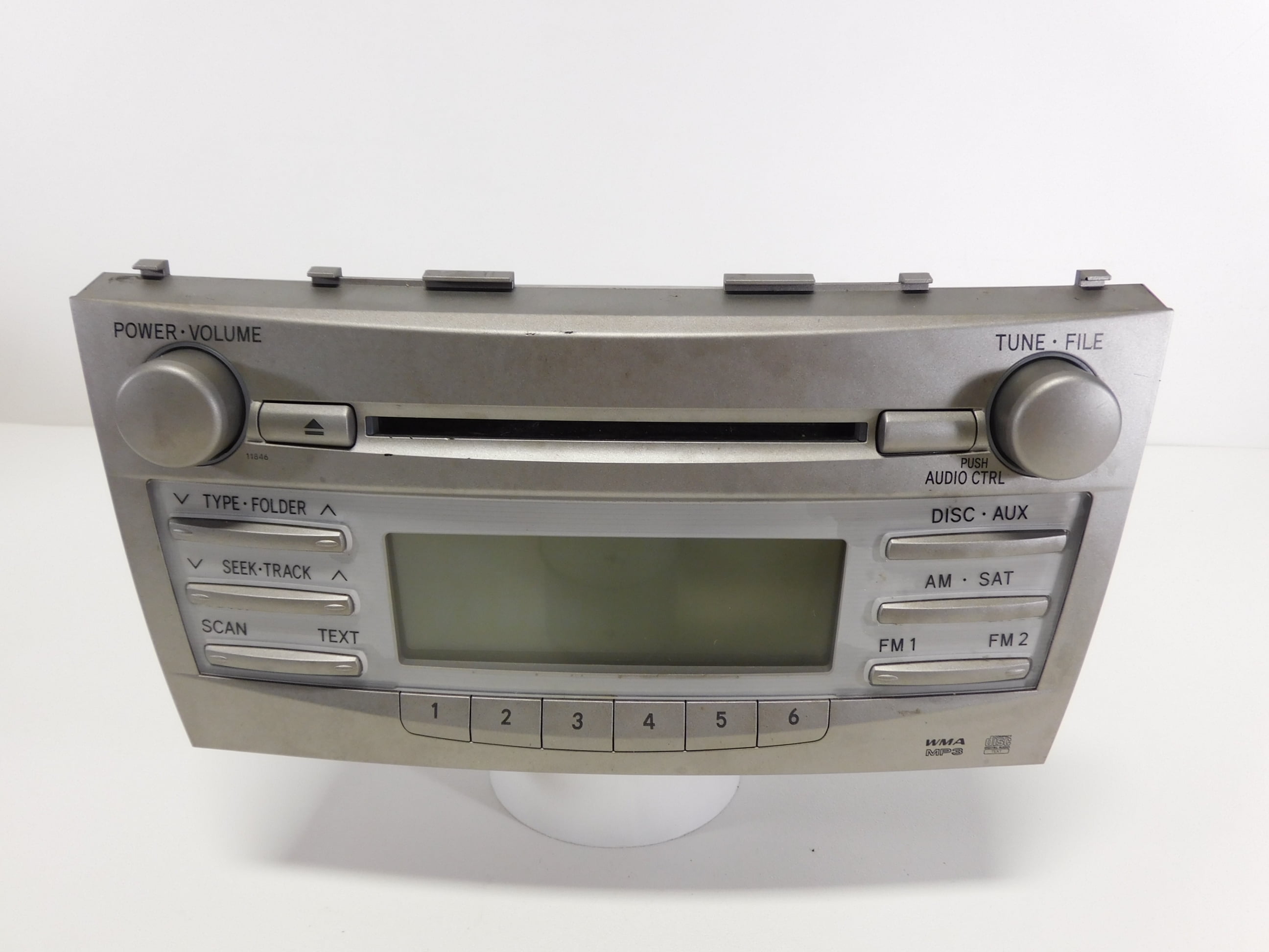 Pre-Owned 10 11 Toyota Camry CD Player Radio 11846 OEM LKQ - Verify Specific Vehicle Fitment In Description - (Good)