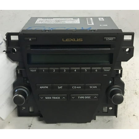Pre-Owned 10-12 Lexus ES350 AM FM CD Player Radio Receiver Face ID P1869 OEM LKQ (Good)