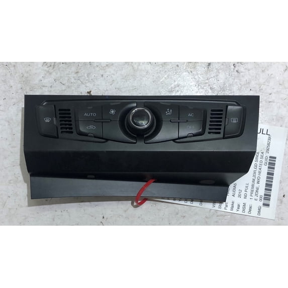Pre-Owned 10-13 Audi A5 Heater AC Temperature Climate Controls OEM LKQ (Good)