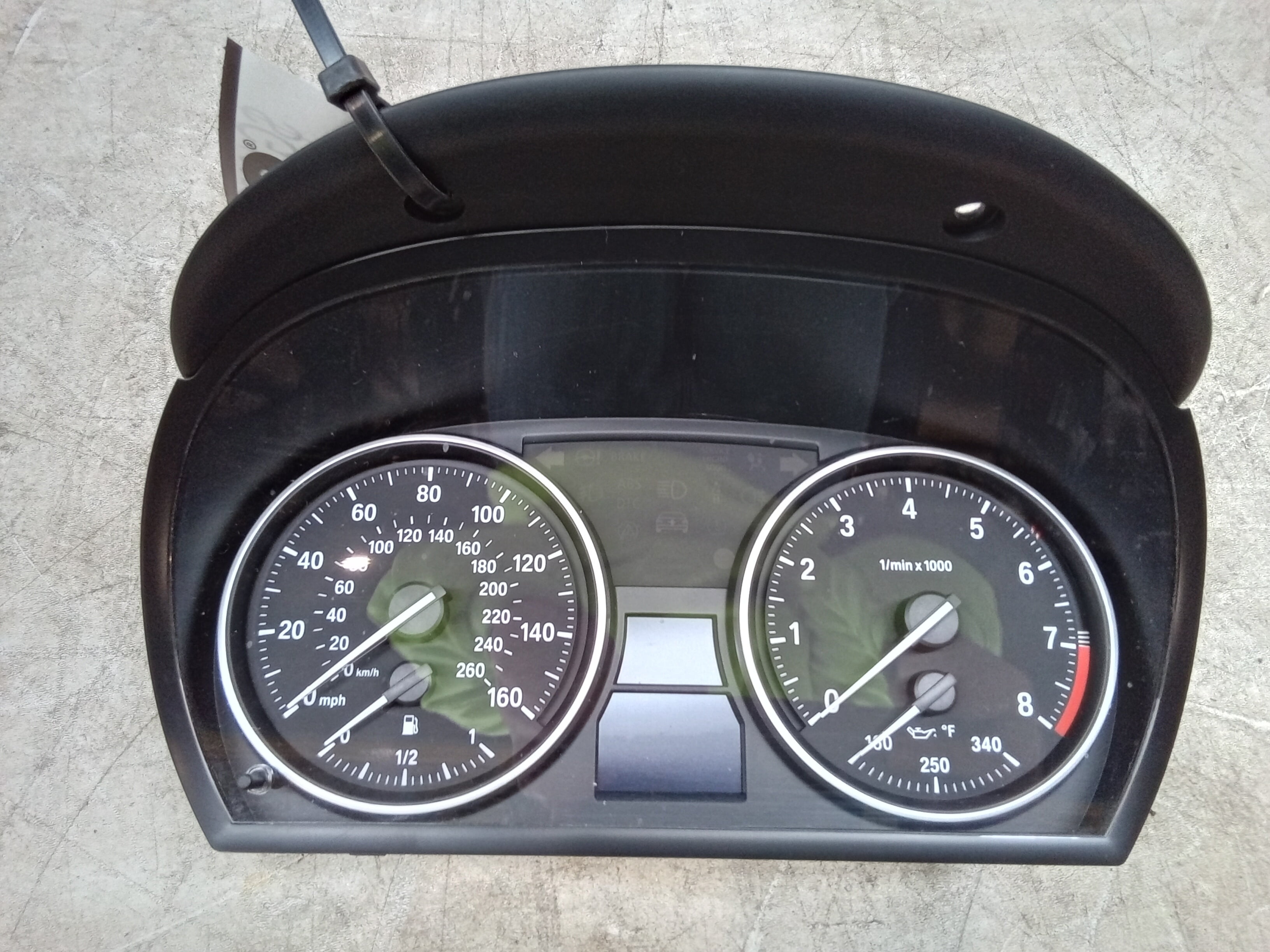 Pre-Owned 10 BMW 328 Speedometer Head Cluster 120K OEM - Verify Specific Vehicle Fitment In Description - (Good)