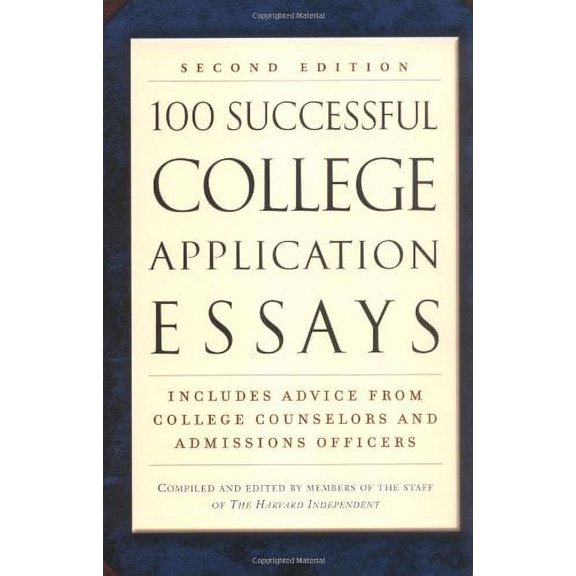 Pre-Owned 100 Successful College Application Essays Paperback