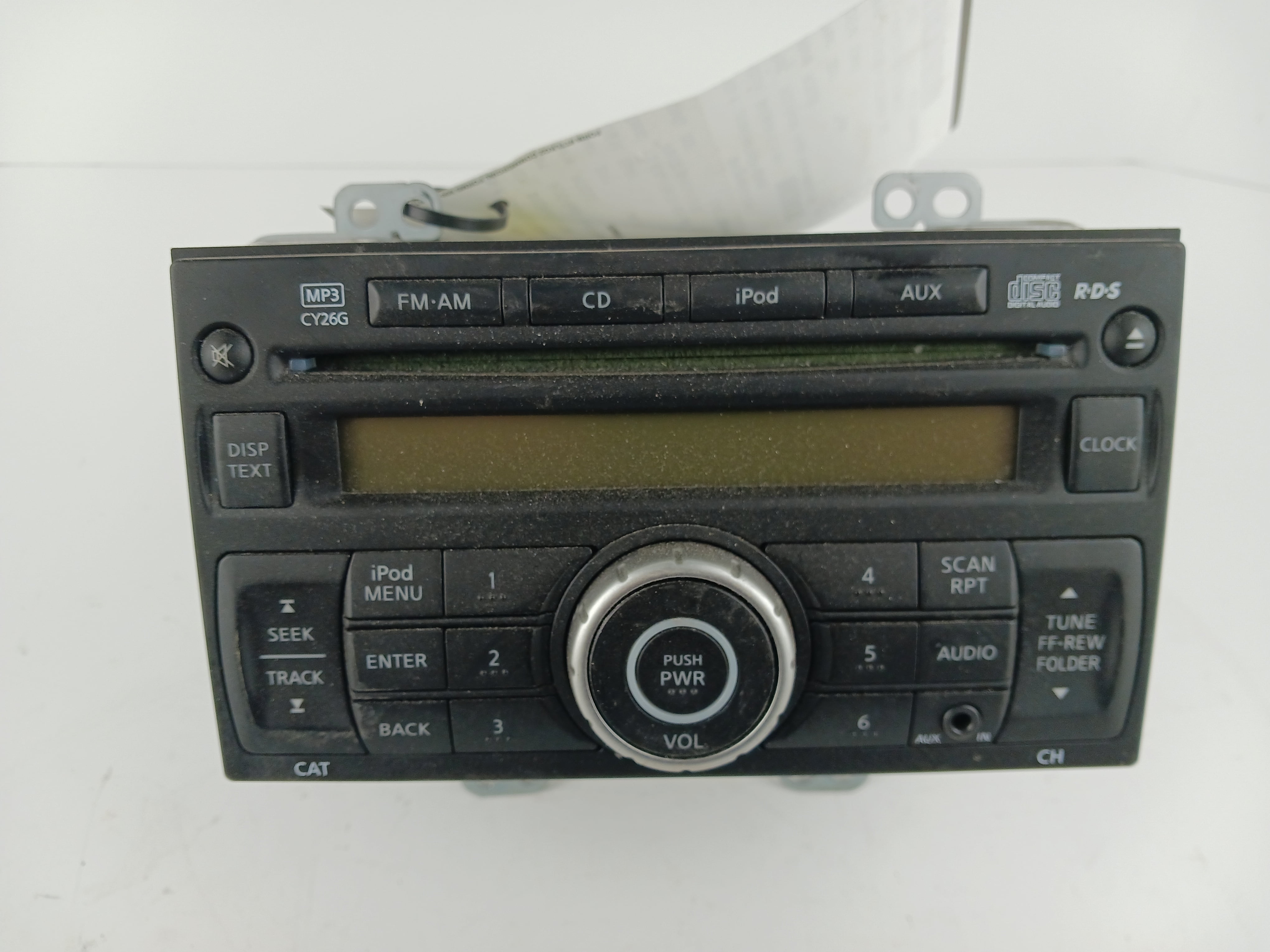 Pre-Owned 11 12 13 14 15 Nissan Rogue AM FM CD Radio Receiver OEM - Verify Specific Vehicle Fitment In Description - (Good)