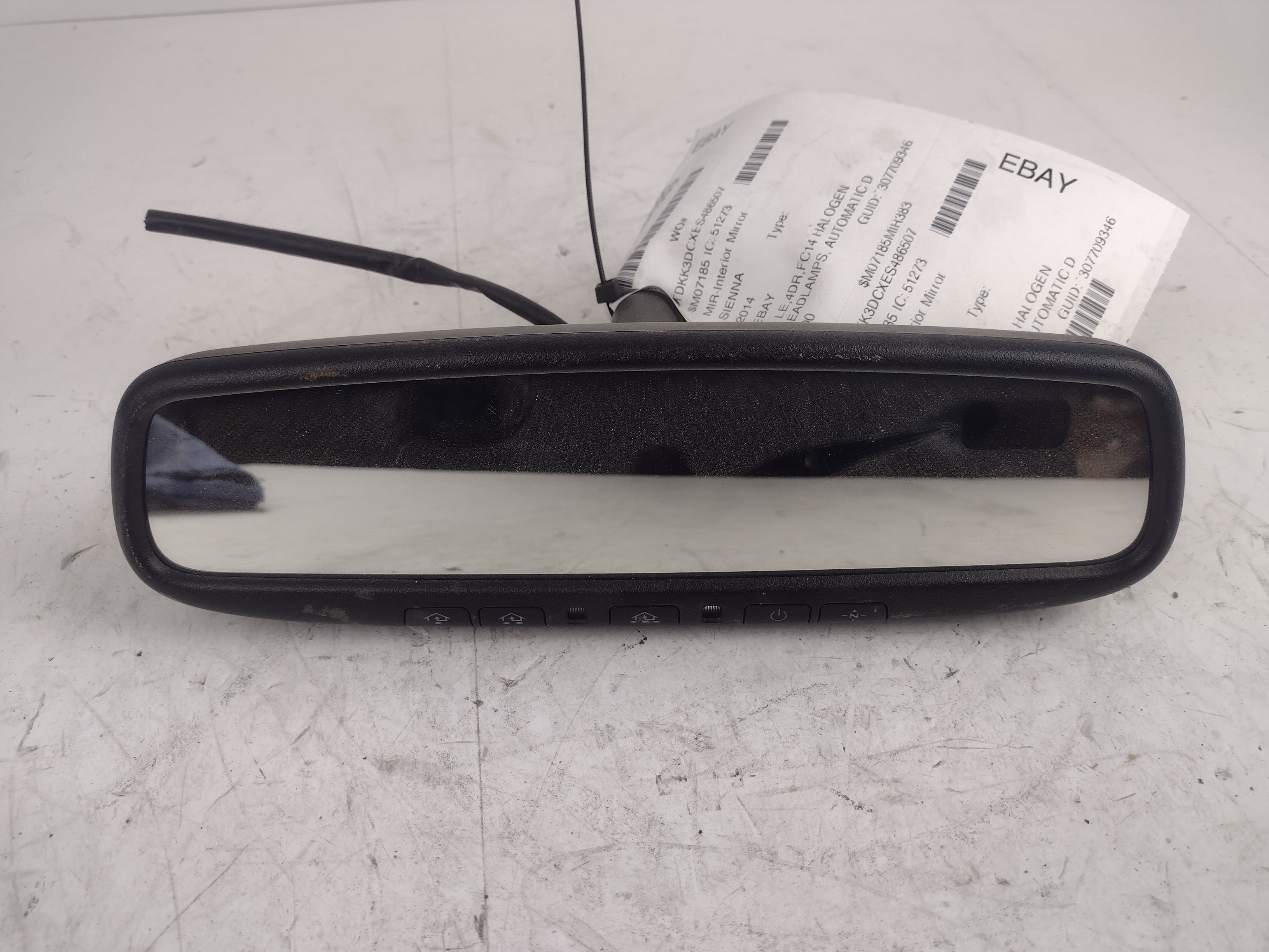 Pre-Owned 11 12 13 14 Toyota Sienna Rear View Mirror OEM - Verify Specific Vehicle Fitment In Description - (Good)