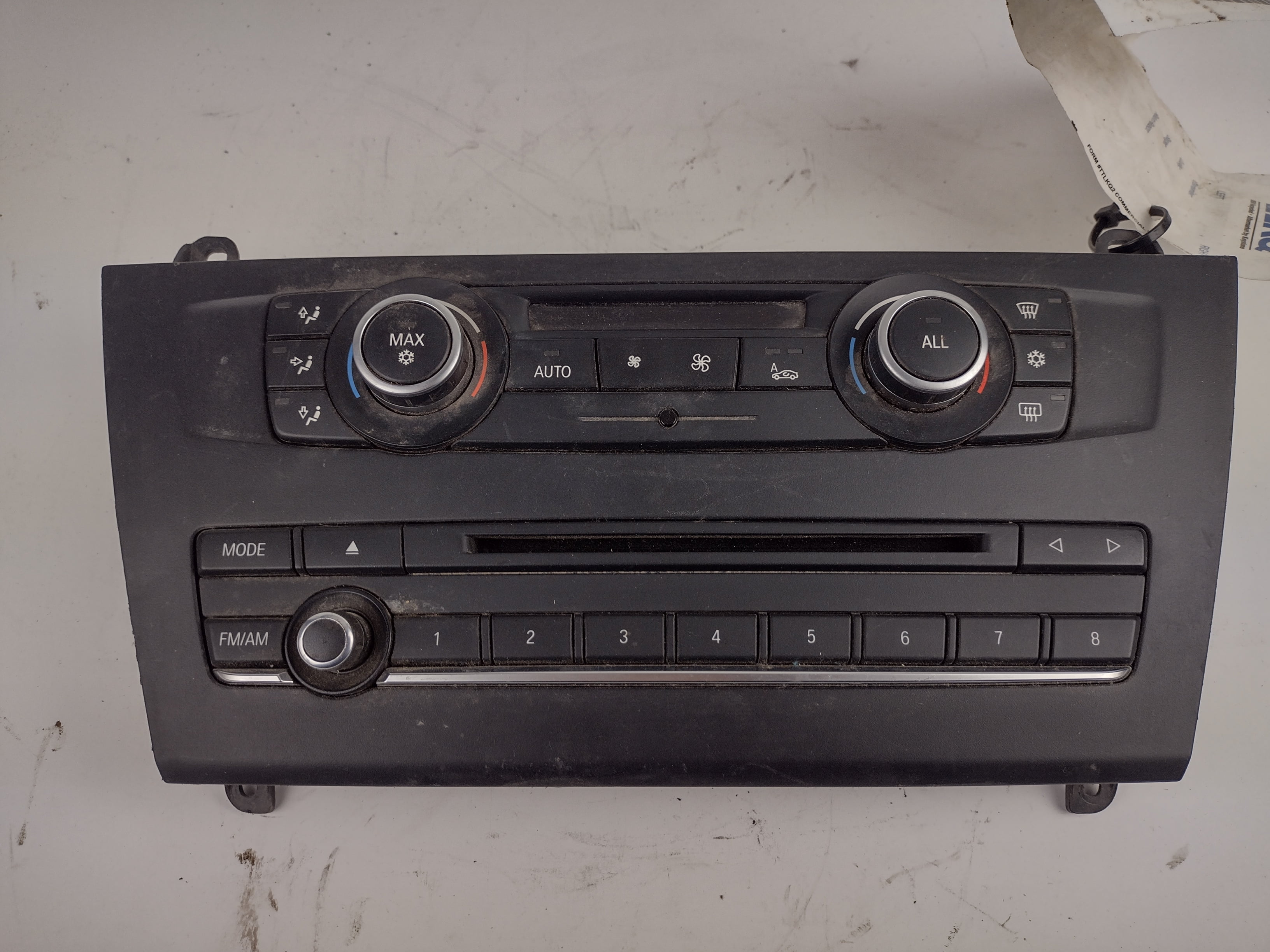Pre-Owned 11 12 13 BMW X3 HVAC Temperature Control Unit OEM (Good)