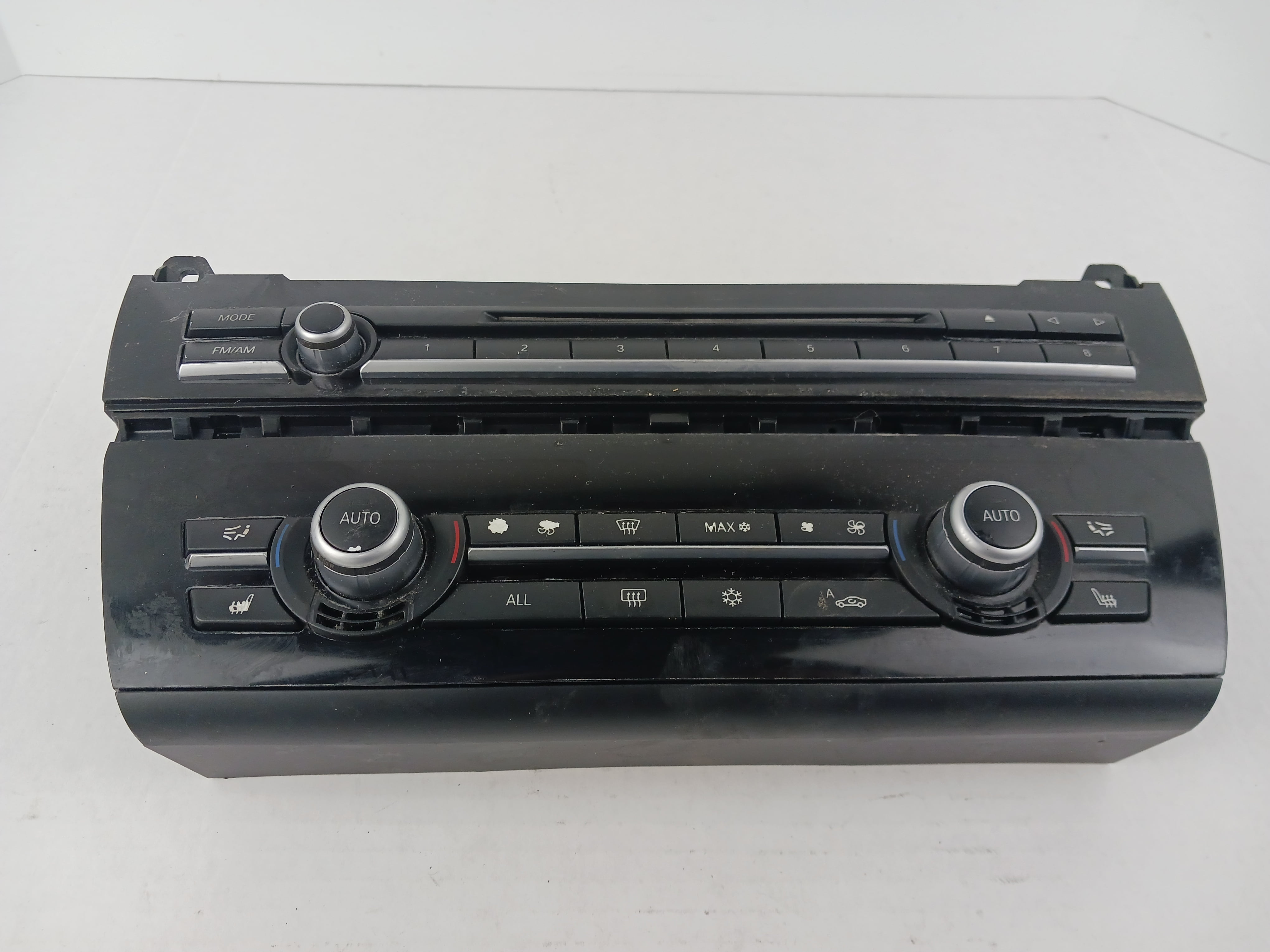 Pre-Owned 11 12 BMW 528i Radio HVAC Control Panel OEM - Verify Specific Vehicle Fitment In Description - (Good)