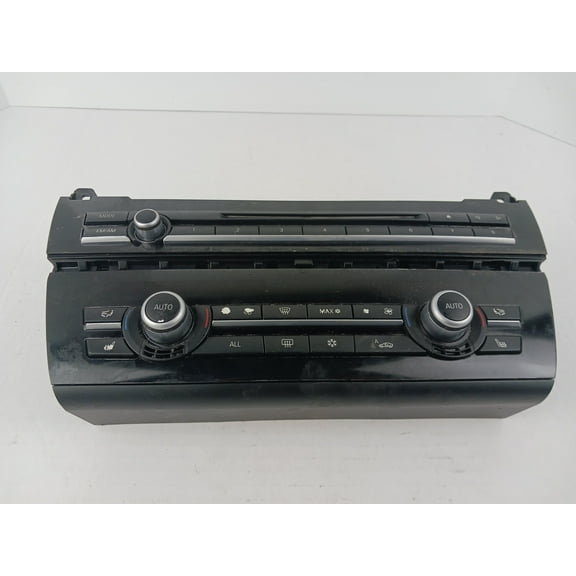 Pre-Owned 11 12 BMW 528i Radio HVAC Control Panel OEM - Verify Specific Vehicle Fitment In Description - (Good)