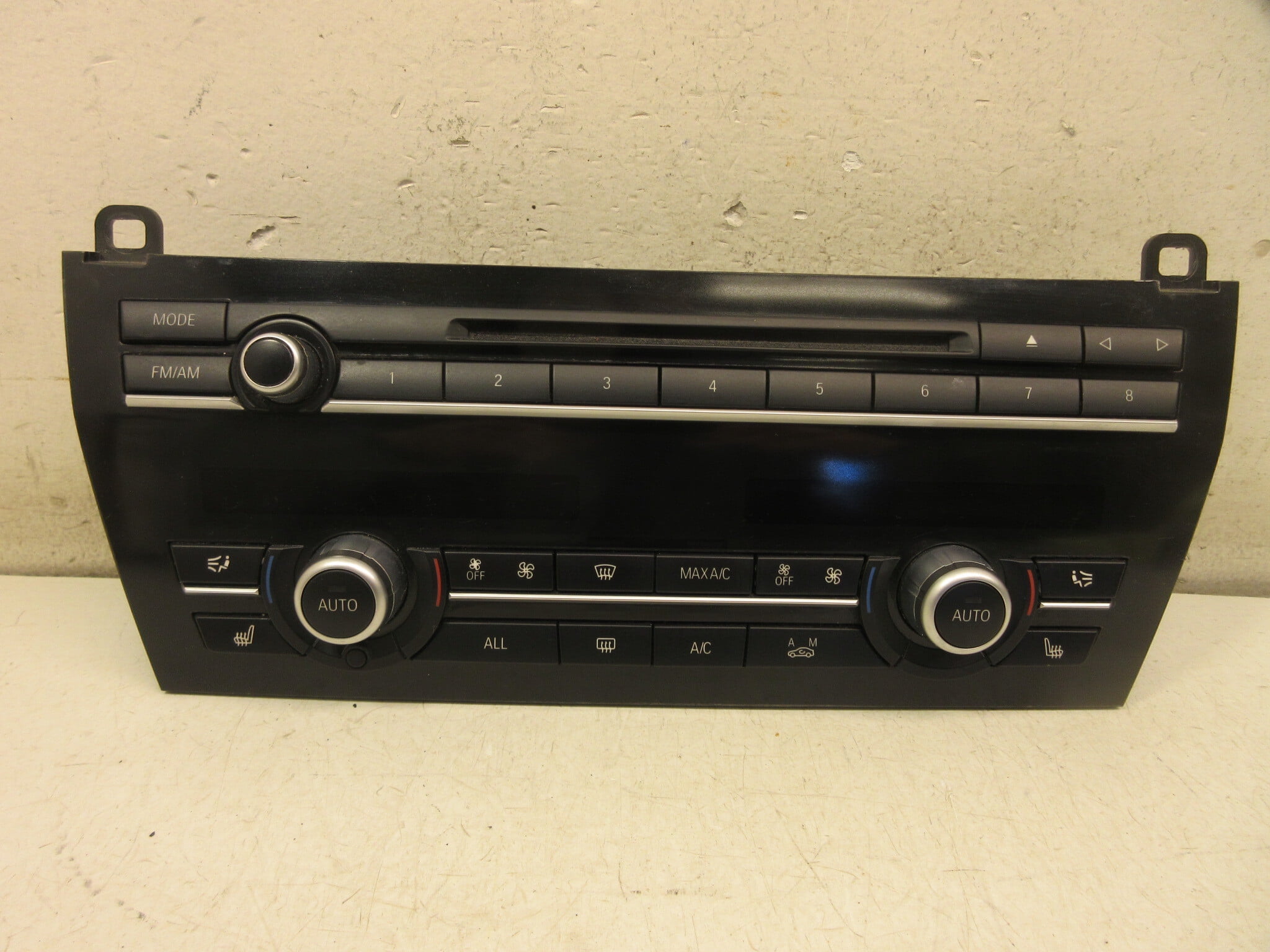 Pre-Owned 11-15 BMW 740i Audio Radio Climate Temperature Control Panel OEM LKQ (Good)