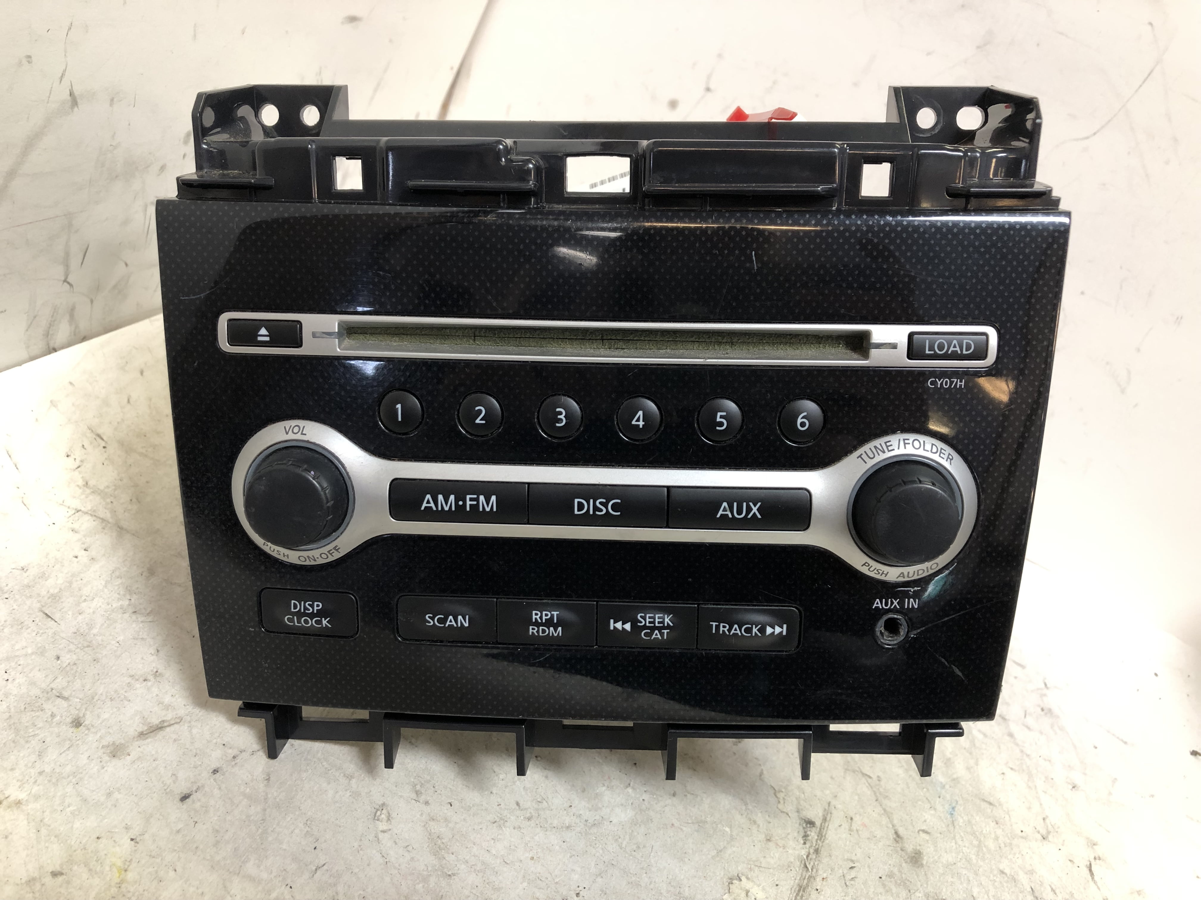 Pre-Owned 11 Nissan Maxima AM FM CD Player Radio Receiver Face ID CY07H OEM LKQ - Verify Specific Vehicle Fitment In Description - (Good)