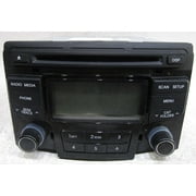 Pre-Owned 12 13 14 Hyundai Sonata CD MP3 Satellite Radio Receiver 96180-3Q700 OEM LKQ (Good)