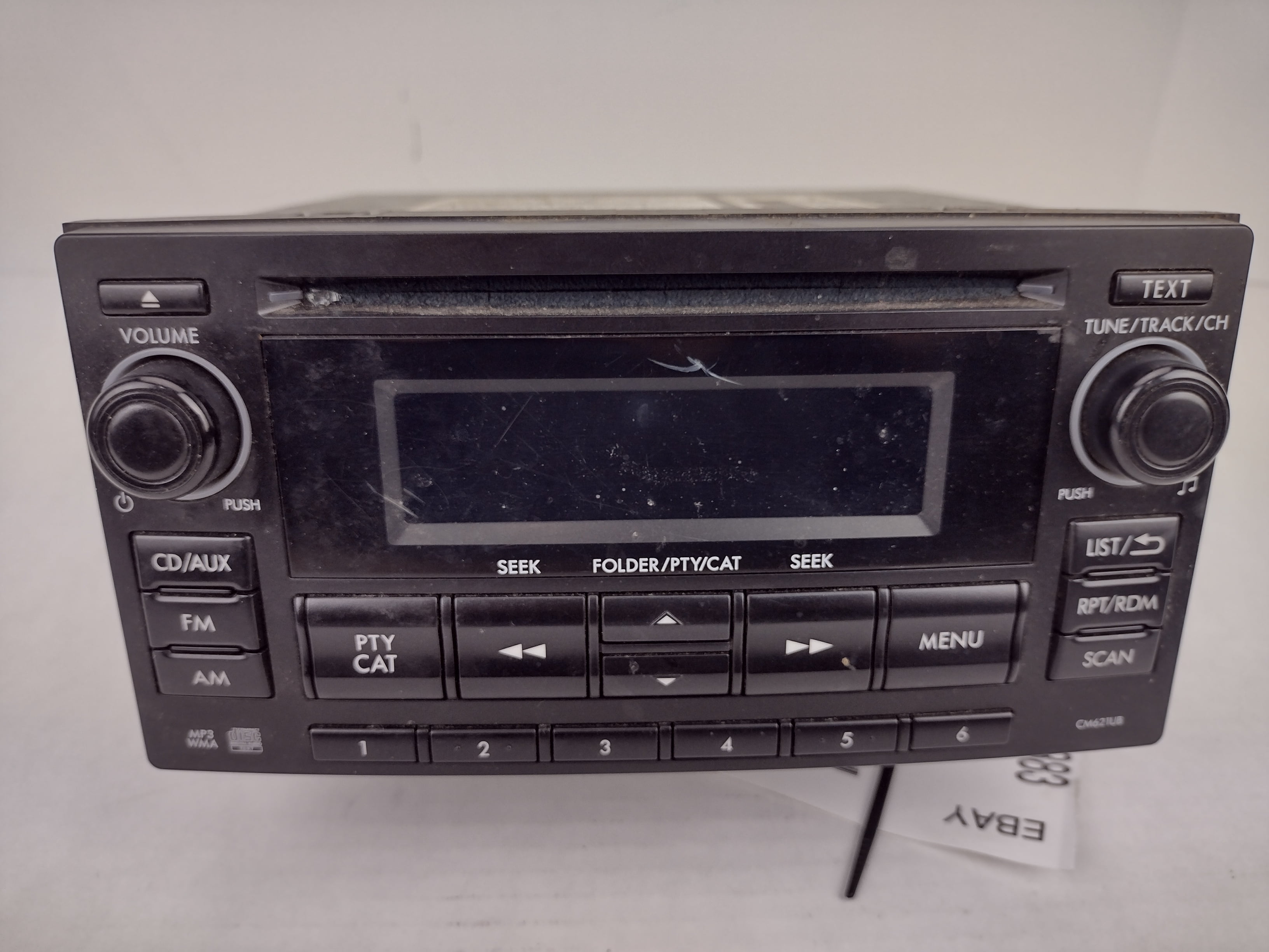 Pre-Owned 12 13 14 Subaru Impreza AM FM CD Radio Receiver OEM - Verify Specific Vehicle Fitment In Description - (Good)