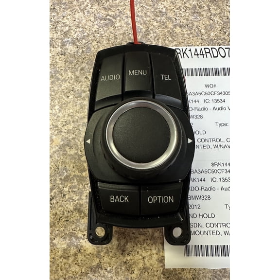 Pre-Owned 12-13 BMW 328i AM FM Radio Control Knob Console Mounted OEM LKQ - Verify Specific Vehicle Fitment In Description - (Good)
