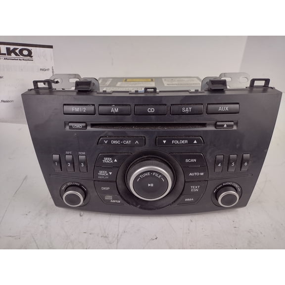 Pre-Owned 12 13 Mazda 3 AM FM CD Radio Receiver OEM - Verify Specific Vehicle Fitment In Description - (Good)