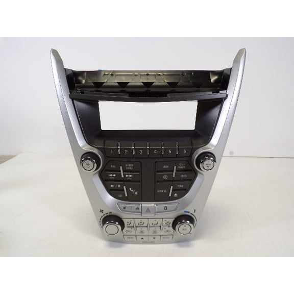Pre-Owned 12-15 Chevrolet Equinox CD Radio Control Panel w/ Temperature Controls OEM LKQ - Verify Specific Vehicle Fitment In Description - (Good)