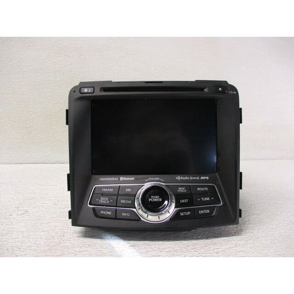 Pre-Owned 12 2012 Hyundai Sonata GPS Navigation Radio Receiver OEM LKQ (Good)