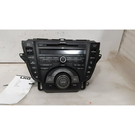Pre-Owned 13 14 Acura TL Navigation MP3 XM DVD CD Radio 3PB1 OEM 9100-TK4-A340-M1 (Good)