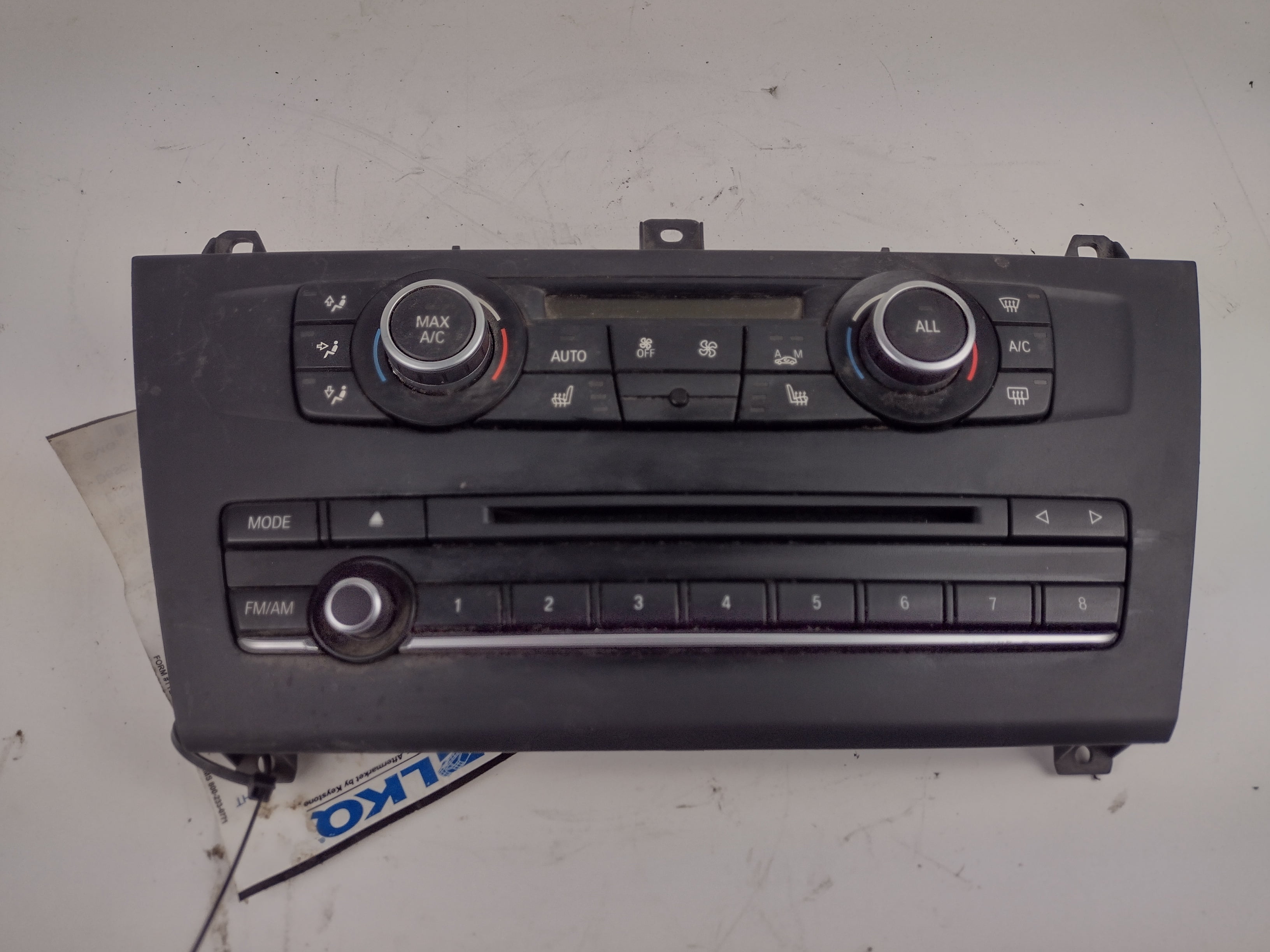 Pre-Owned 13 14 BMW X3 HVAC Temperature Controls OEM (Good)