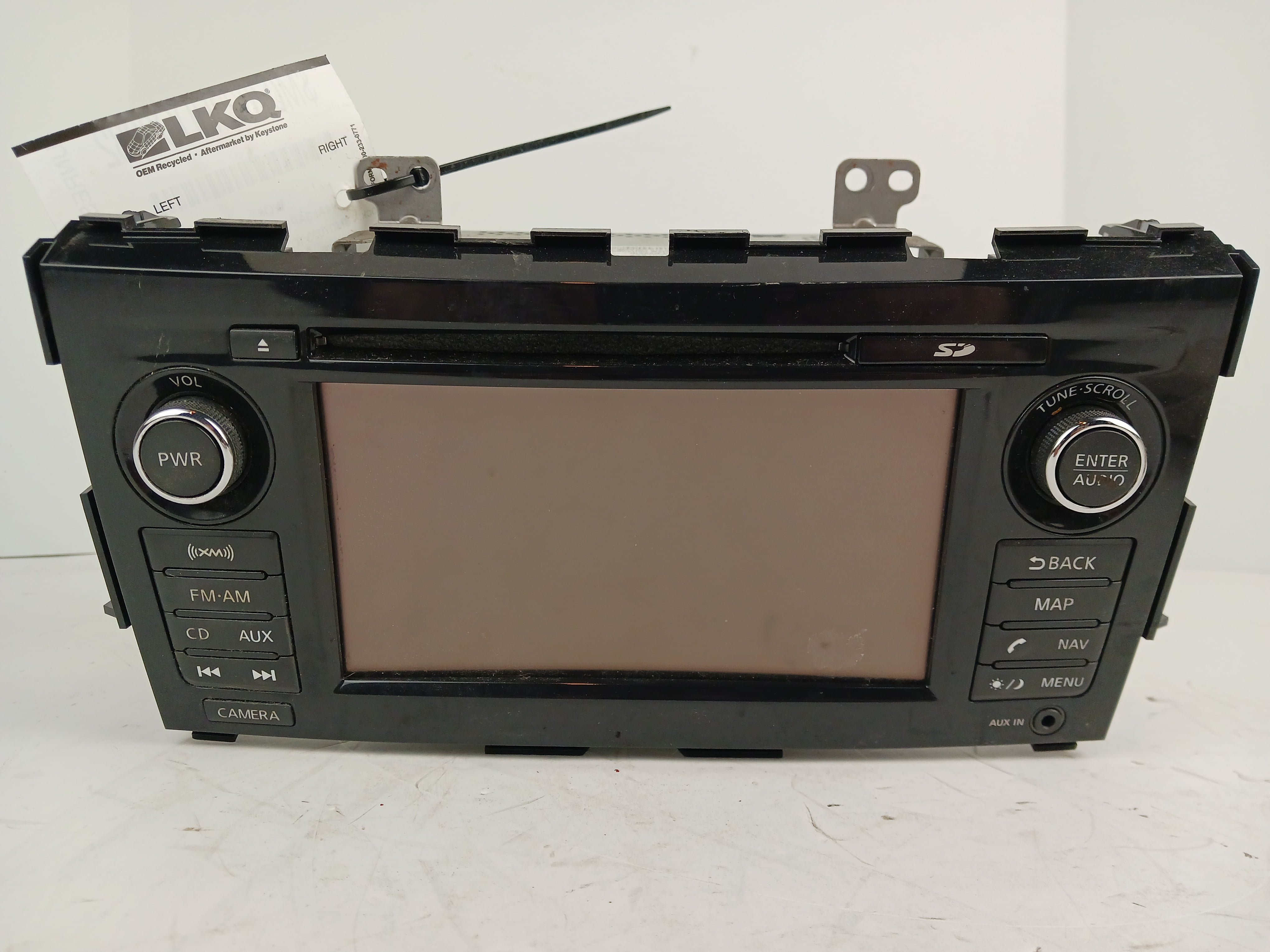 Pre-Owned 13 14 Nissan Altima AM FM CD Navigation Radio Receiver OEM - Verify Specific Vehicle Fitment In Description - (Good)