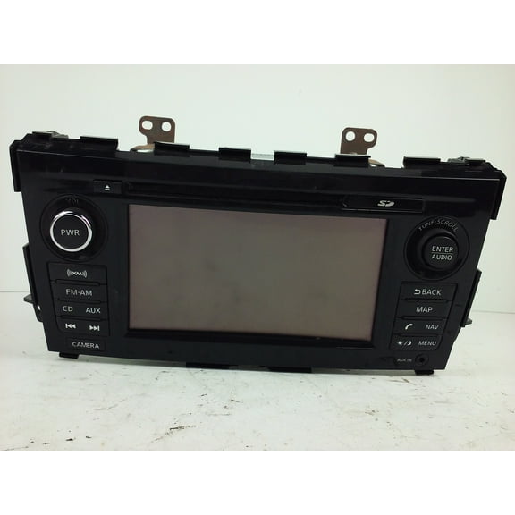 Pre-Owned 13 14 Nissan Altima AM FM CD Navigation Radio Receiver OEM - Verify Specific Vehicle Fitment In Description - (Good)